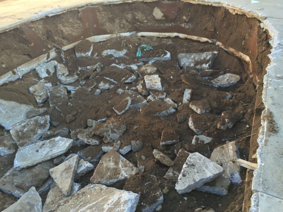 pool fill in, swimming pool fill in, pool removal