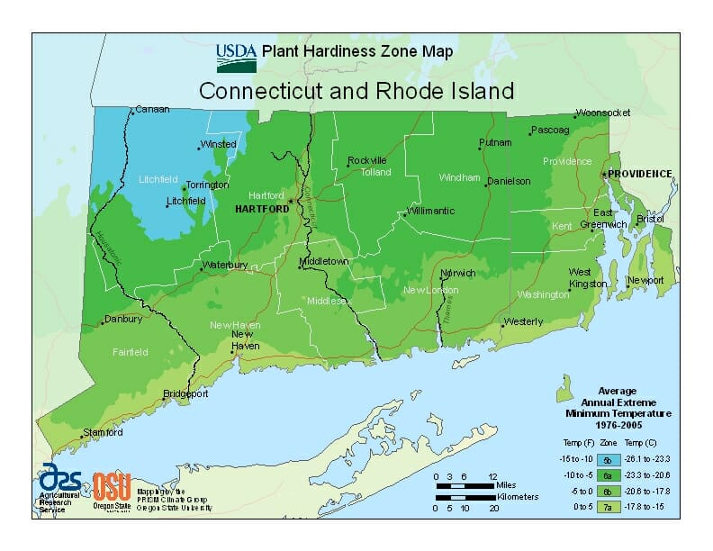 United States Planting Zone Chart